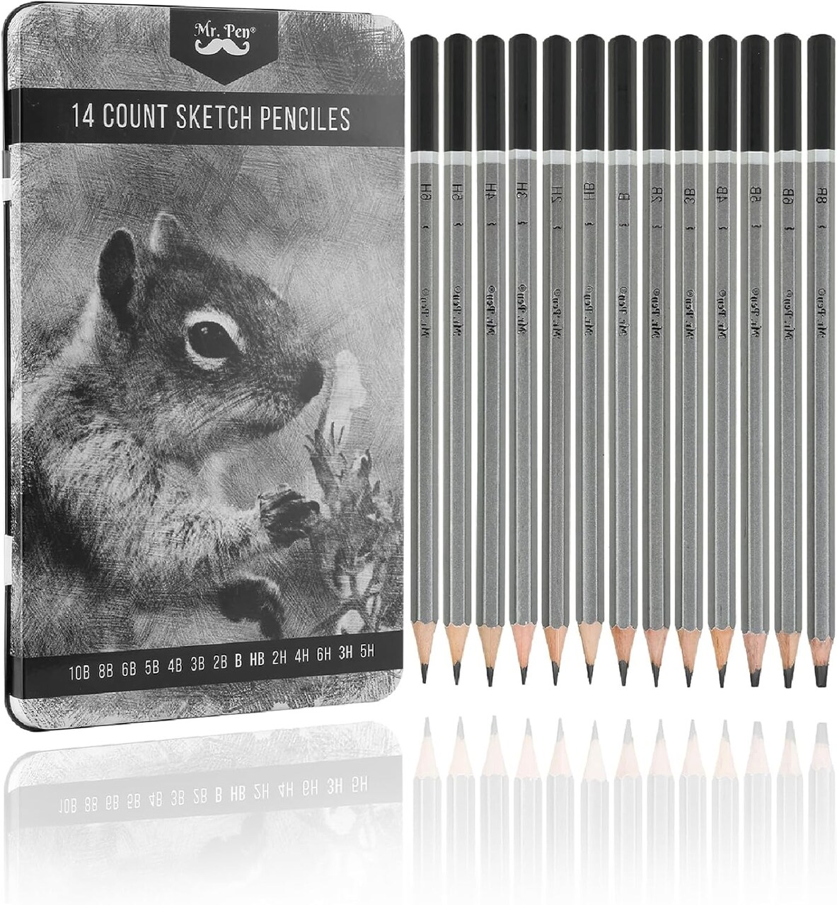 Sketch Pencils for Drawing, 14 Pack, Drawing Pencils, Art Pencils, Graphite Pencils, Graphite Pencils for Drawing, Christmas Gift